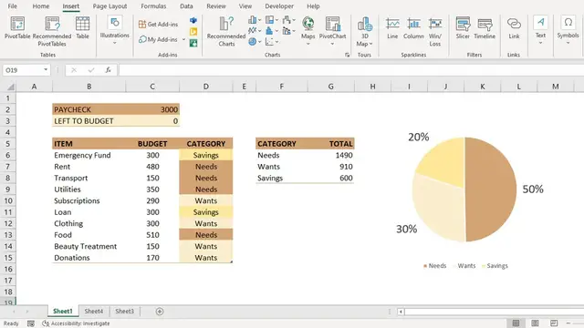 'Video thumbnail for How to make a Budget Spreadsheet In Excel'