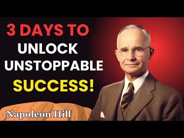 'Video thumbnail for 3 Days to Master Your Inner Voice & Achieve Success | Napoleon Hill Classes'