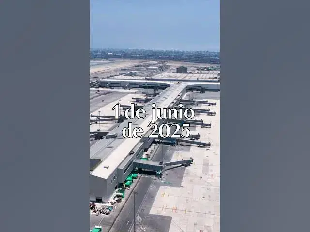 'Video thumbnail for ¿AHORA SÍ SE ABRE EL NUEVO AEROPUERTO DE #LIMA?'