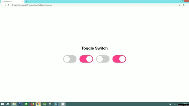 'Video thumbnail for CSS Toggle Switch _ On Off Button Design Using HTML And CSS _ 4 Minutes Tutorial'