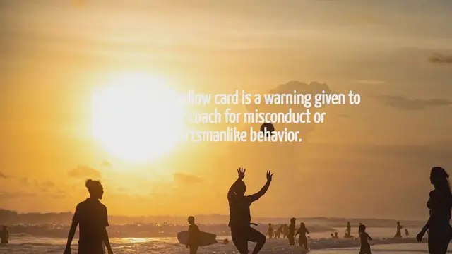 'Video thumbnail for What Does Yellow Card Mean In Volleyball'