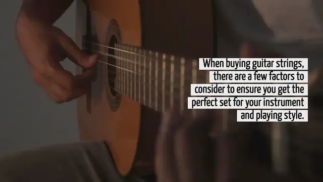 'Video thumbnail for How To Buy Guitar String'