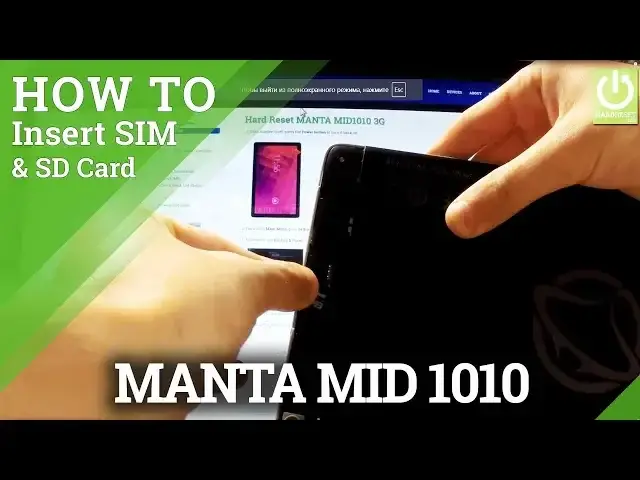 'Video thumbnail for How to Insert SIM & SD in MANTA MID1010 3G - Instal SIM & SD Card'