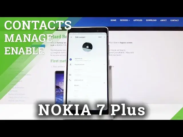 'Video thumbnail for How to Add Photo to Contact in NOKIA 7 Plus - Personalize Contacts'