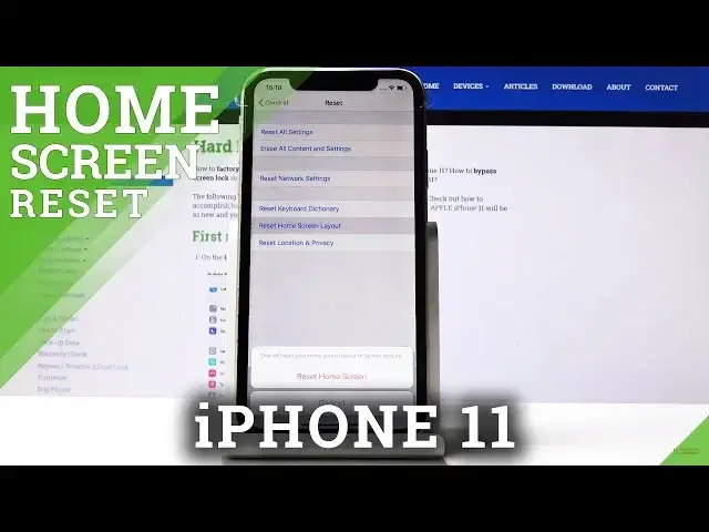 'Video thumbnail for How to Reset Home Screen Layout on iPhone 11 - Restore Default Layout'