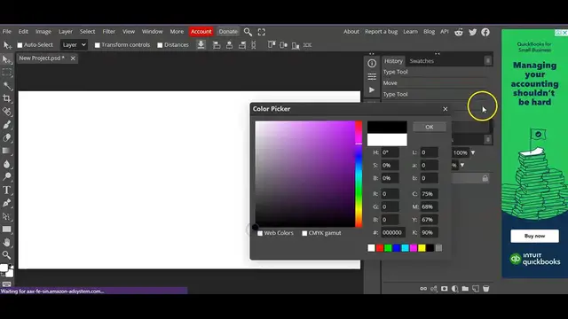'Video thumbnail for How to Create text Gradient outline in Photopea'