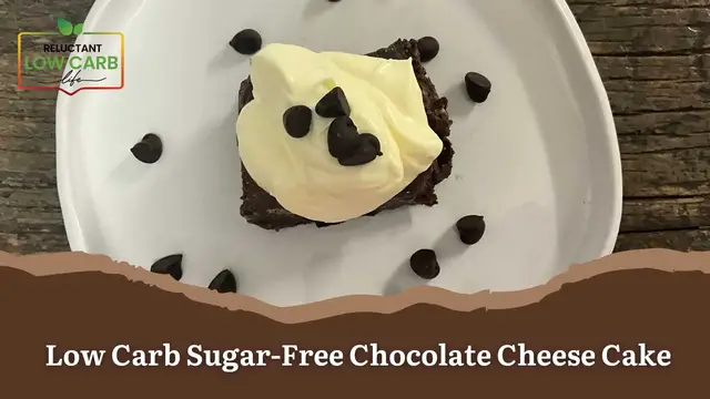 'Video thumbnail for Low Carb Sugar-Free Chocolate Cheese Cake'