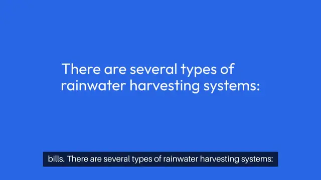 'Video thumbnail for Rainwater Harvesting Systems'