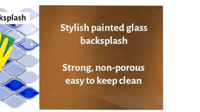 'Video thumbnail for A glass backsplash is hygienic and easy to keep clean'