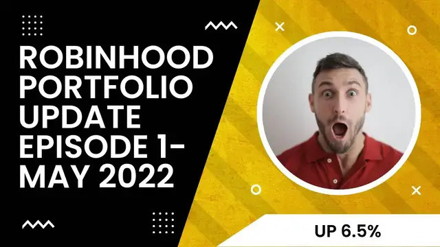 'Video thumbnail for Robinhood portfolio update May 2022 - blogging income reinvested - episode 1'