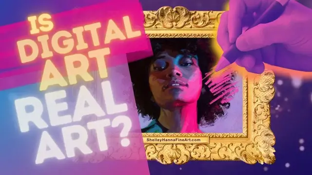 'Video thumbnail for Is Digital Art Real Art? Thoughts From An Oil Painter.'