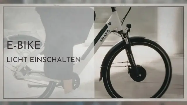 'Video thumbnail for E-Bike Licht einschalten'