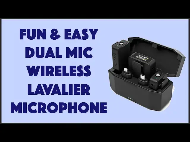 'Video thumbnail for VeGue W2 Wireless Lavalier Microphone Kit -- DEMO & REVIEW'