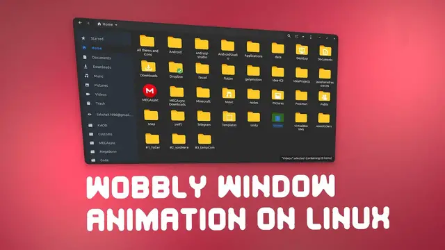 'Video thumbnail for Adding wobbly window animation effect on Linux (Ubuntu, Manjaro, Mint, POP! OS)'
