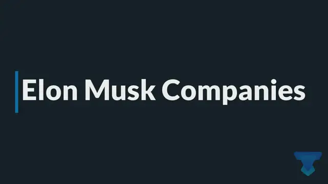 'Video thumbnail for Elon Musk Companies'