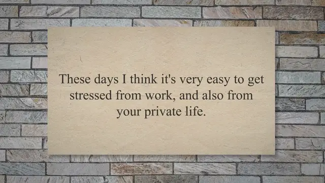 'Video thumbnail for Stress management activities for mental health stability'