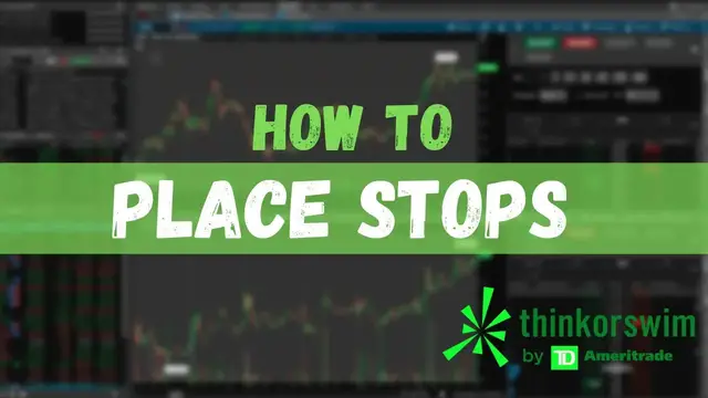 'Video thumbnail for How to Create a Stop on ThinkorSwim'