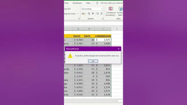 'Video thumbnail for Merge and Center in Excel'
