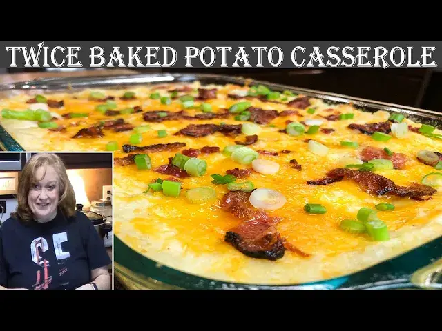 'Video thumbnail for TWICE BAKED POTATO CASSEROLE | A Delicious Side Dish Perfect for Any Occasion'