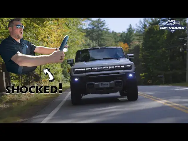 'Video thumbnail for Josh drives our GMC HUMMER EV for the first time'
