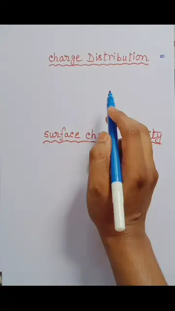 'Video thumbnail for Surface Charge density Formula'