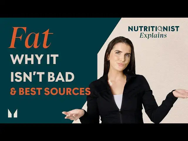 'Video thumbnail for Why The Fats In Our Diet Are Important | Nutritionist Explains | Myprotein'