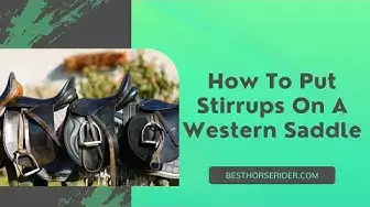 'Video thumbnail for How To Put Stirrups On A Western Saddle'