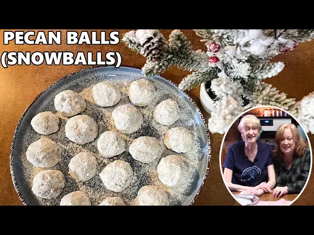 'Video thumbnail for PECAN BALL COOKIES In The Kitchen With My Mom'