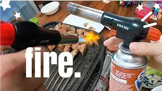'Video thumbnail for HOW TO USE BUTANE KITCHEN TORCH | Korean Cooking Tools | OPPACOOKSHERE has you covered #부탄가스 토치'