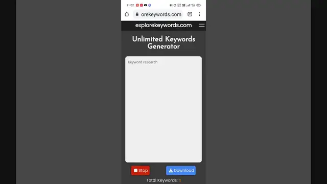 'Video thumbnail for Unlimited Keywords Generator'