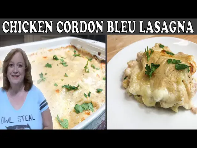 'Video thumbnail for CHICKEN CORDON BLEU LASAGNA RECIPE | Cookingwith Rick | Cook with Me Lasagna'