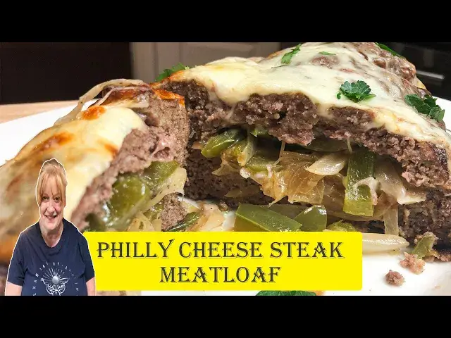 'Video thumbnail for PHILLY CHEESESTEAK MEATLOAF | Flavorful & Moist Meatloaf Recipe Perfect for Dinner'