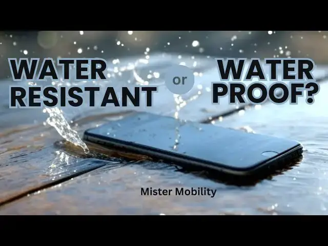 'Video thumbnail for Water Resistant vs Waterproof: What Is The Difference?'