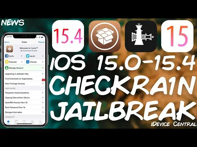 'Video thumbnail for iOS 15.0 - iOS 15.4 CheckRa1n JAILBREAK Update: Even More Progress Done! (A Jailbreak With Cydia)'