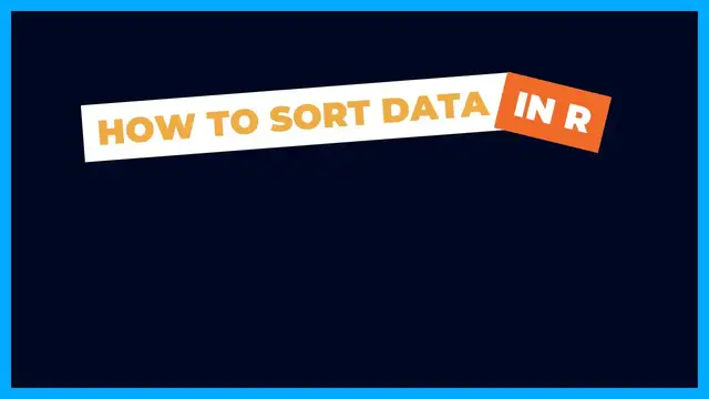 'Video thumbnail for Sort Data in R | Arrange, sort and order function in R'