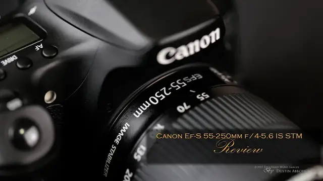 'Video thumbnail for Canon EF-S 55-250mm f/4-5.6 IS STM Review - Budget Excellence'