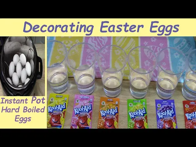 'Video thumbnail for HOW TO DECORATE EASTER EGGS WITH KOOL-AID | USING KOOL-AID TO DECORATE EASTER EGGS'