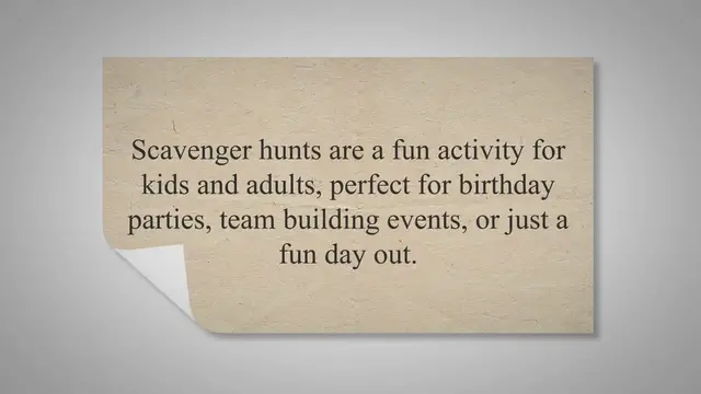 'Video thumbnail for 2023's Ultimate List of Scavenger Hunt Ideas for Kids and Adults'