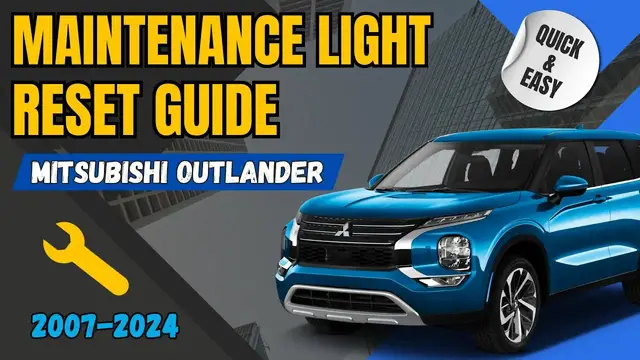 'Video thumbnail for Dashboard Drama! Watch me Reset the Mitsubishi Outlander Oil Service Maintenance Light in Seconds! 🔧'