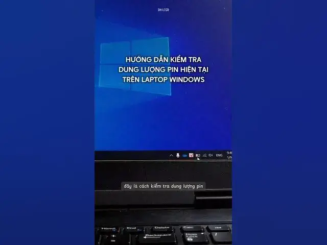 'Video thumbnail for Cách check dung lượng pin hiện tại trên laptop chạy Windows mà bạn cần biết #dhlcgd #thanhcongnghe'