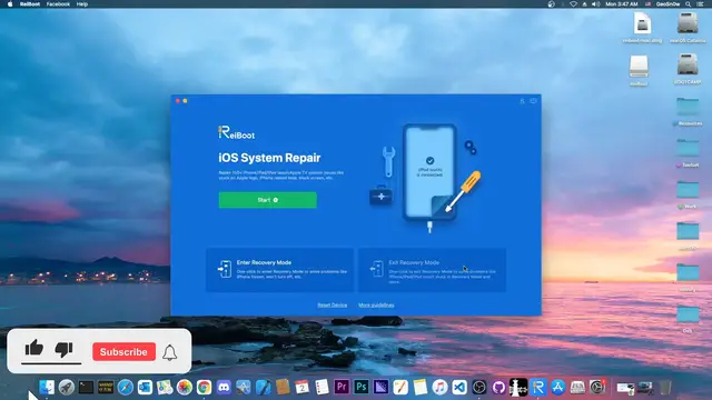 'Video thumbnail for iOS 14.7.1 - 14.0: How to Fix iPhone, iPad / iPod Stuck in BootLoop or Recovery Mode Using ReiBoot'