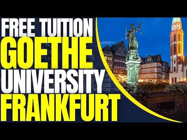 'Video thumbnail for Free Tuition at Goethe University Frankfurt | Study in Germany'