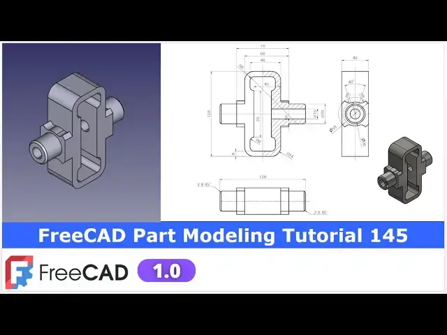 'Video thumbnail for FreeCAD Part Modeling Tutorial 145 | FreeCAD Tutorial | 3D Modeling | Learn FreeCAD | Mechnexus |'