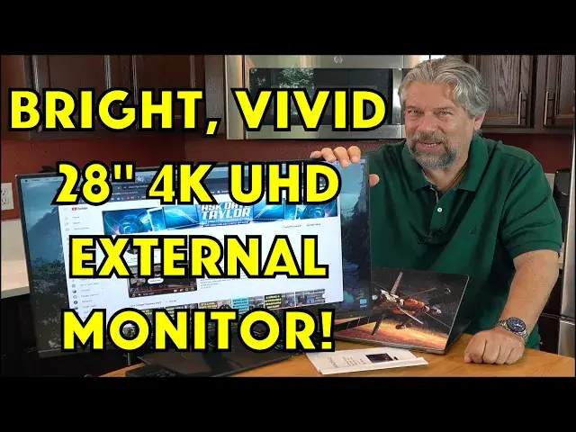 'Video thumbnail for Monoprice 28" CrystalPro 4K UHD Monitor -- REVIEW'
