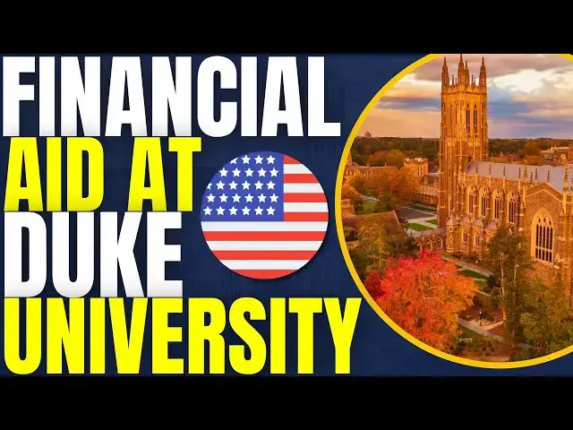 'Video thumbnail for Financial Aid at Duke University | Study in the USA'