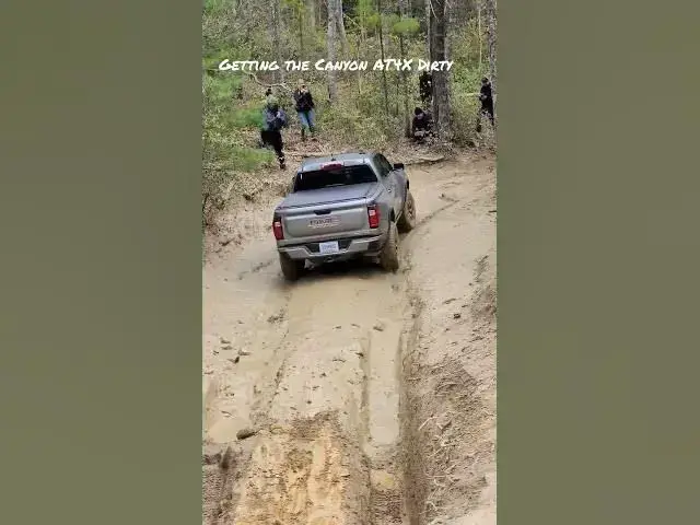 'Video thumbnail for Its mud - o'clock in the #gmc Canyon #at4x'
