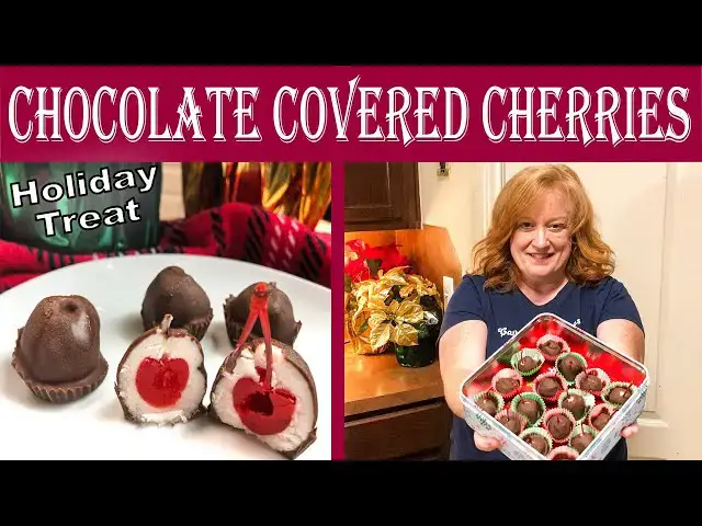 'Video thumbnail for Easy Chocolate Covered Cherries | Holiday Treat'