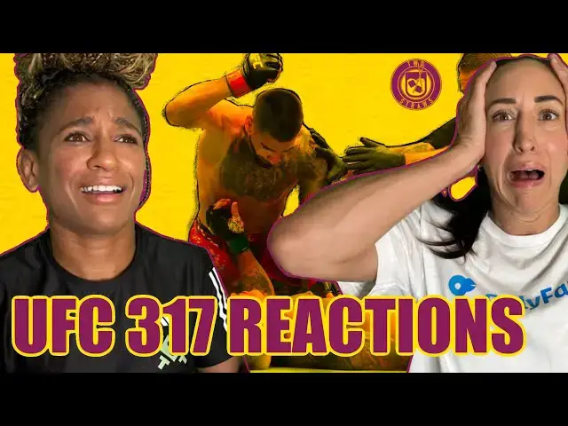 'Video thumbnail for UFC 317 Reactions w/ UFC vets Jessica Penne and Angela Hill'