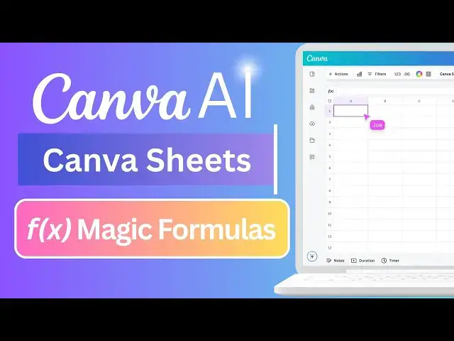 'Video thumbnail for How to Use Canva Magic Formulas in Canva Sheets'