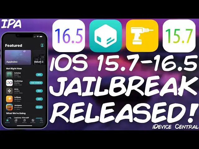 'Video thumbnail for iOS 15.7 - 16.5 JAILBREAK RELEASED! First NON-PALERA1N Jailbreak For iOS 16 With Tweaks! (arm64)'